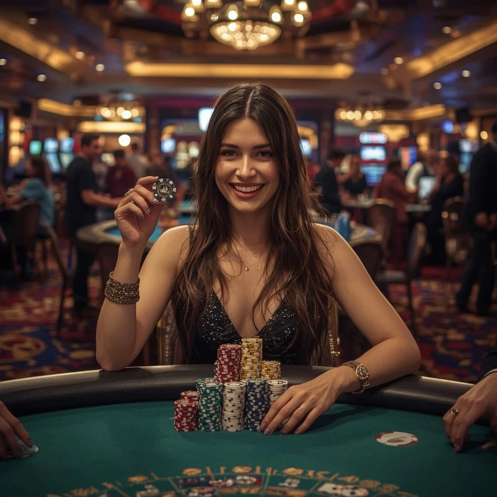 bonus dans les mains de l'homme au casino Twin Casino